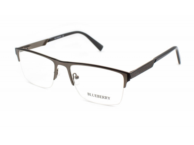 Прямоугольные мужские металлические очки Blueberry 39079