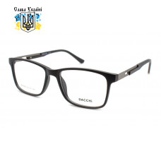 Чоловічі пластикові окуляри для зору Dacchi 37836 у формі Вайфарер