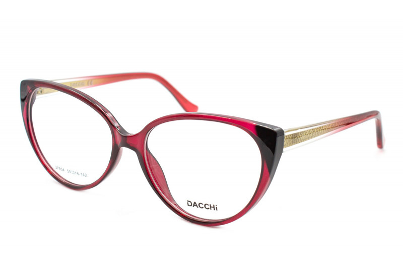 Пластикові жіночі окуляри для зору Dacchi 37954 у формі Кошаче око