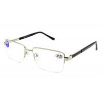 Мужские металлические очки с диоптриями Gvest 21415