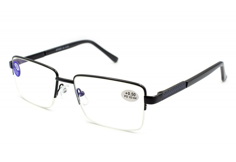 Чоловічі металеві окуляри з діоптріями Gvest 21415