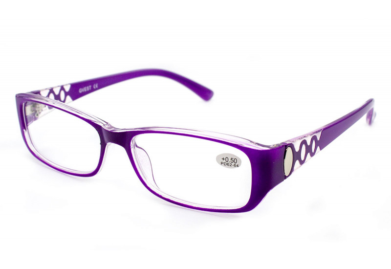 Стильные пластиковые очки с диоптриями Gvest 21429