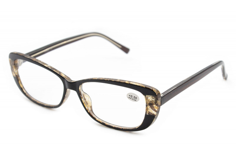 Стильные пластиковые очки с диоптриями Gvest 21420