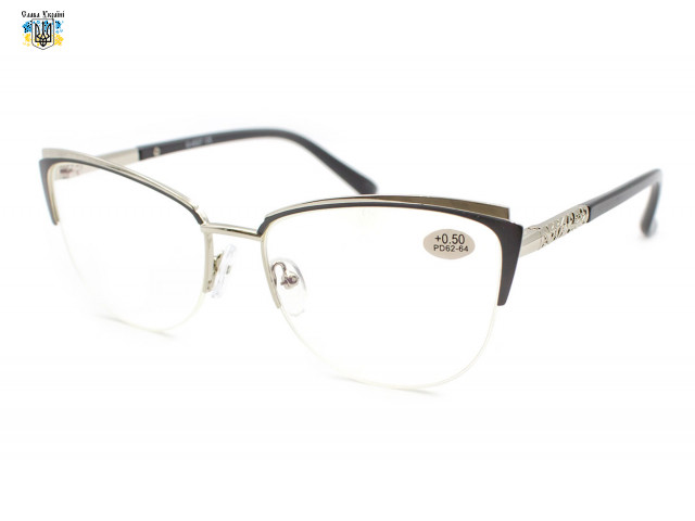 Женские диоптрийные очки для зрения Gvest 21435 Кошачий глаз