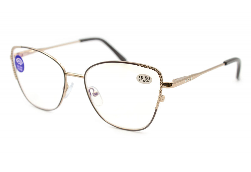 Женские металлические очки для зрения Gvest 21441