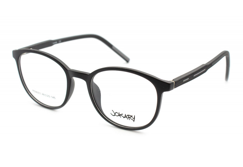 Кругла пластикова оправа для окулярів Jokary 9003