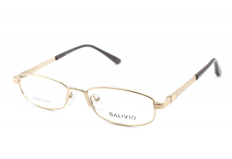 Овальні металеві окуляри для зору Salivio 9065