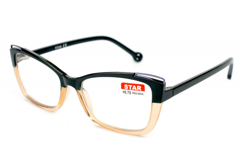 Жіночі пластикові окуляри з діоптріями Star 21600