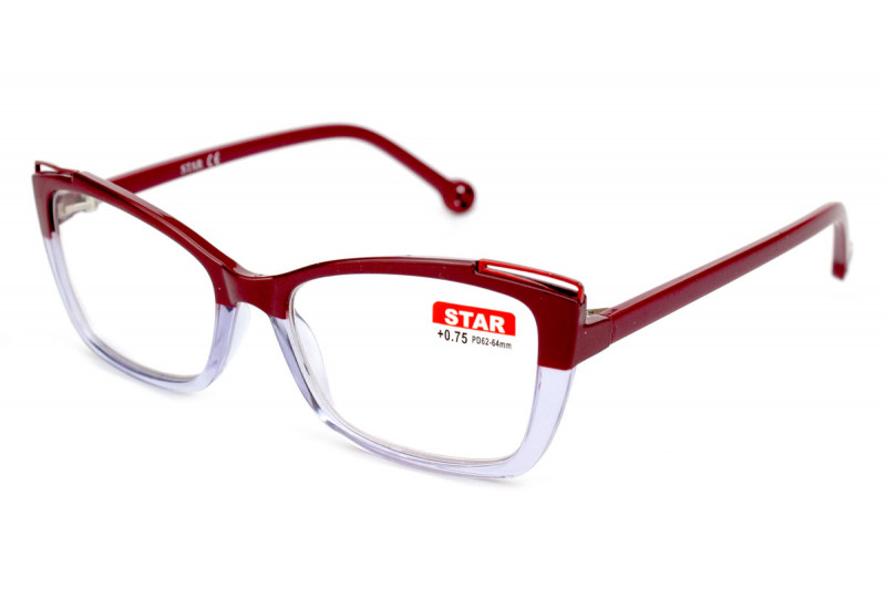 Жіночі пластикові окуляри з діоптріями Star 21600