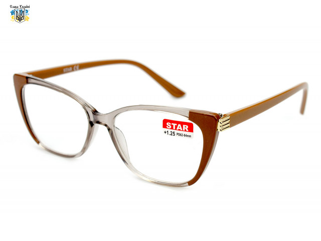 Изысканные пластиковые очки с диоптриями Star 21601