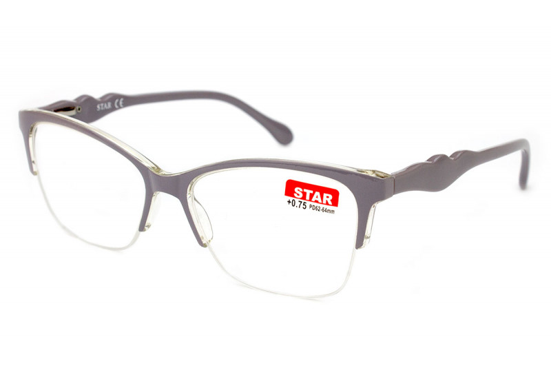 Стильные пластиковые очки с диоптриями Star 21603
