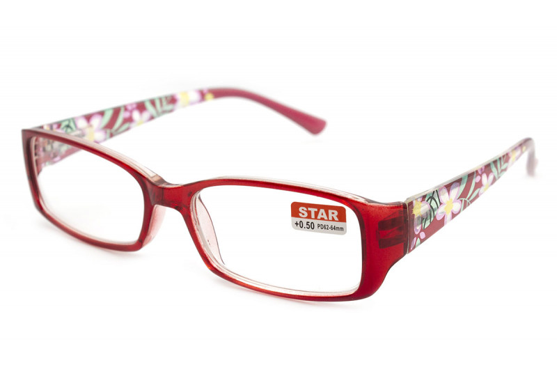 Красивые женские пластиковые очки с диоптриями Star 21606