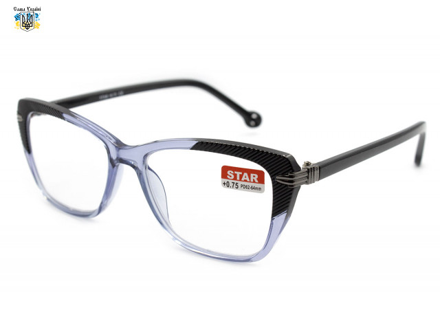 Красивые пластиковые очки с диоптриями Star 21608