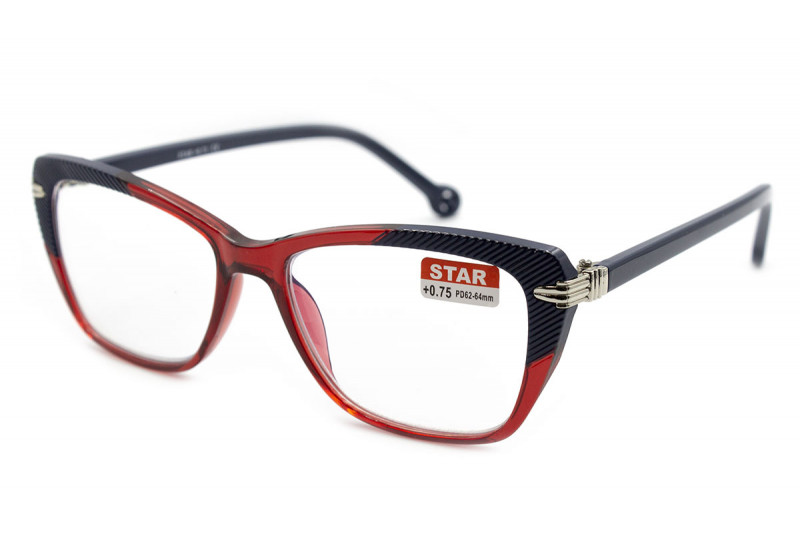 Гарні пластикові окуляри з діоптріями Star 21608