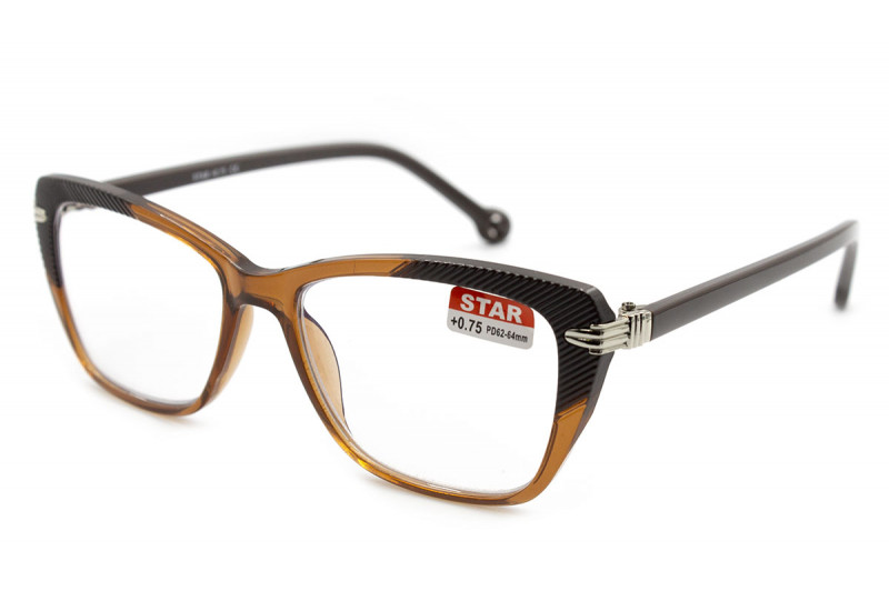 Красивые пластиковые очки с диоптриями Star 21608
