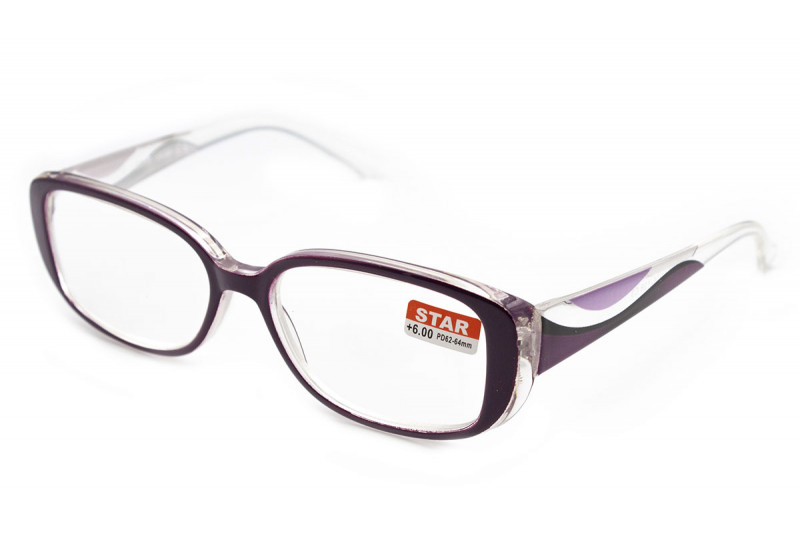 Яркие пластиковые очки с диоптриями Star 21619