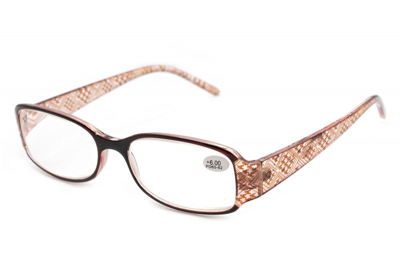 Красивые женские пластиковые очки с диоптриями Verse 21191 (DP 60-62 мм)