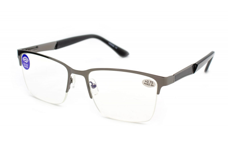 Мужские металлические очки с диоптриями Verse 23107 (от -6,0 до +6,0)