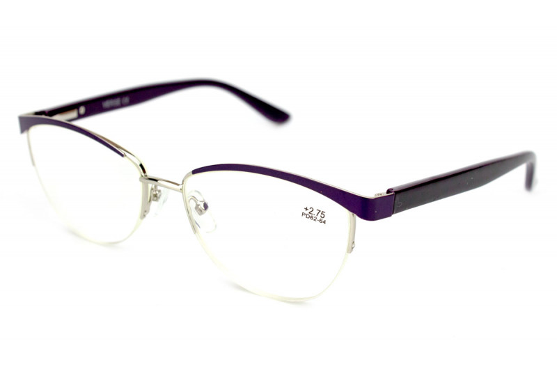 Металлические женские очки с диоптриями Verse 20167