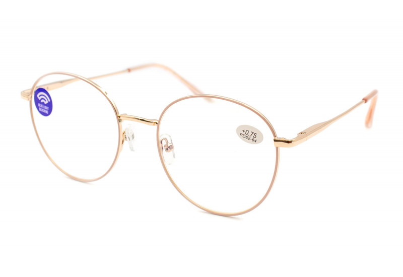 Круглі жіночі окуляри з діоптріями Verse 23102 (від -4,0 до +4,0)