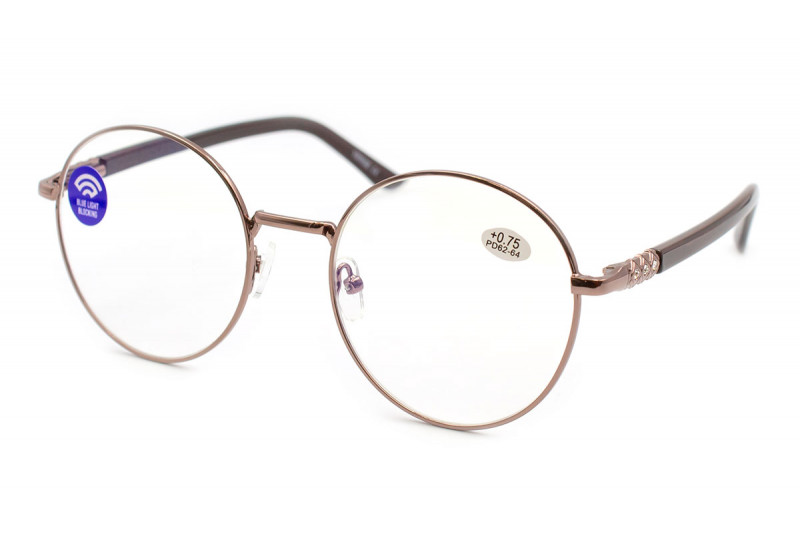 Металеві жіночі окуляри з діоптріями Verse 23103 (від -4,0 до +4,0)