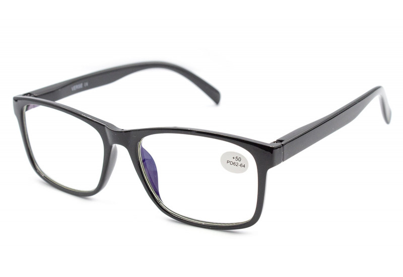 Стильные пластиковые очки с диоптриями Verse 21193