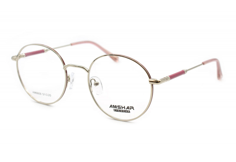 Круглые очки для зрения Amshar 8809