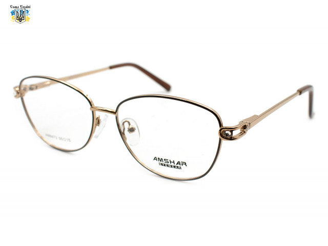 Круглі жіночі окуляри для зору Amshar 8473