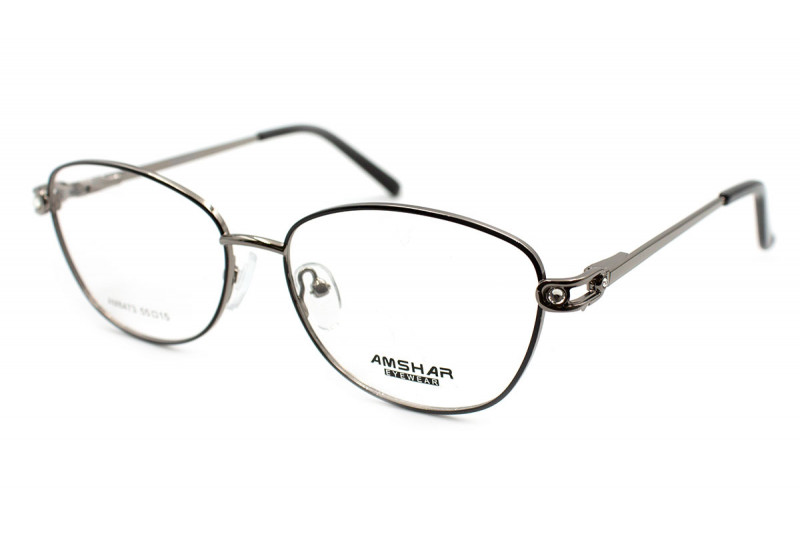 Круглі жіночі окуляри для зору Amshar 8473