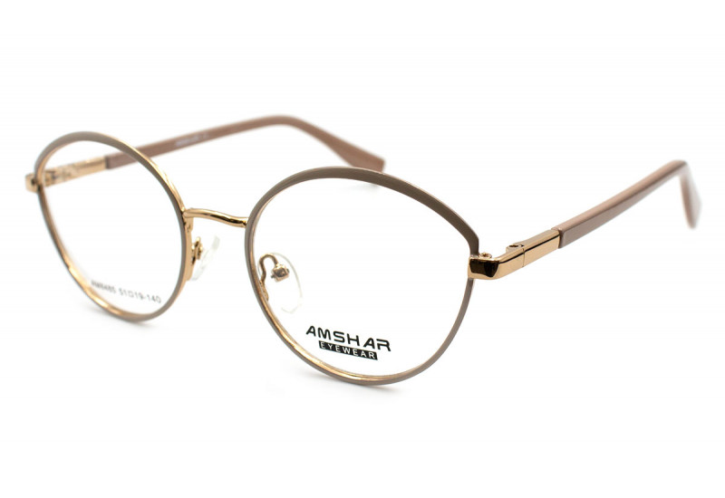 Круглые женские очки для зрения Amshar 8485