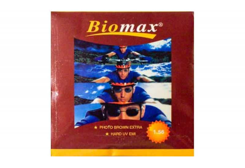 Полимерная астигматическая  фотохромная линза Biomax с серым или коричневым затемнением