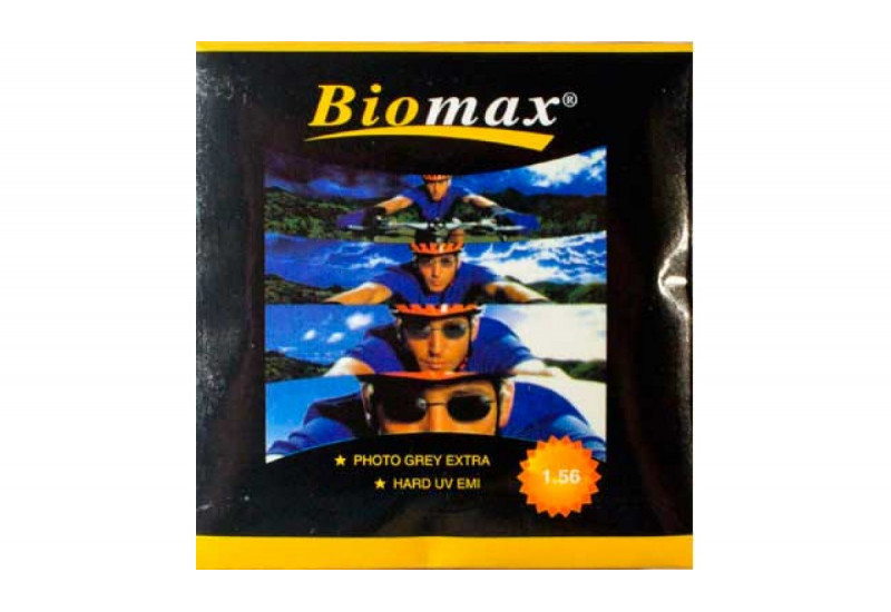 Полимерная астигматическая  фотохромная линза Biomax с серым или коричневым затемнением