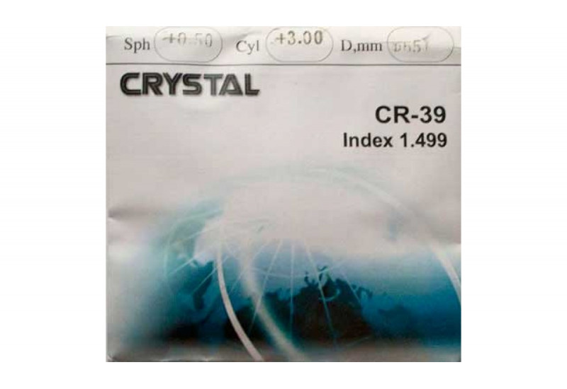 Линзы для очков для оптической коррекции астигматизма CR-39 Crystal