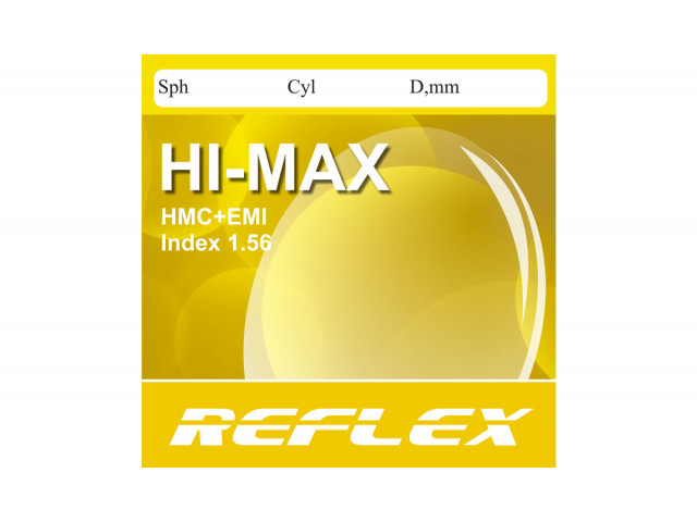 Астигматична лінза полімерна Hi-max Reflex з покриттям AR та EMI