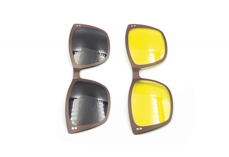 Оправа для окулярів Santarelli 1800 з насадками від сонця та антіфарами