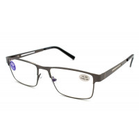 Мужские металлические очки с диоптриями Sense 21306 Blueblocker